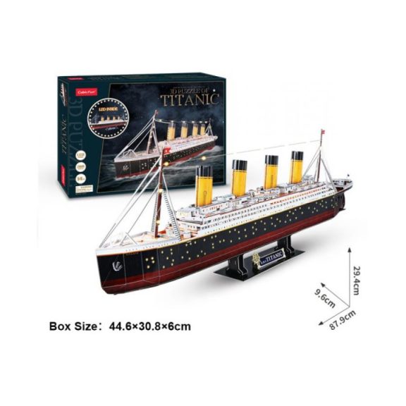 Titanic exkluzív led-es 3D puzzle Titanic exkluzív led-es 3D puzzle
