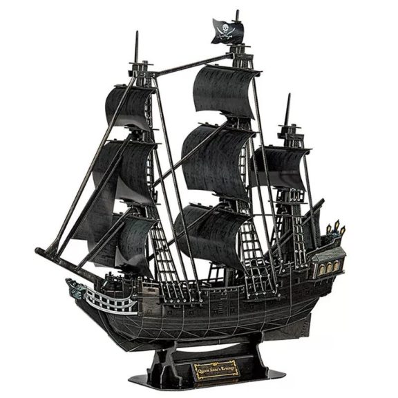 Queen Anne's Revenge nagy 3D puzzle CubicFun Queen Anne's Revenge nagy 3D puzzle CubicFun
