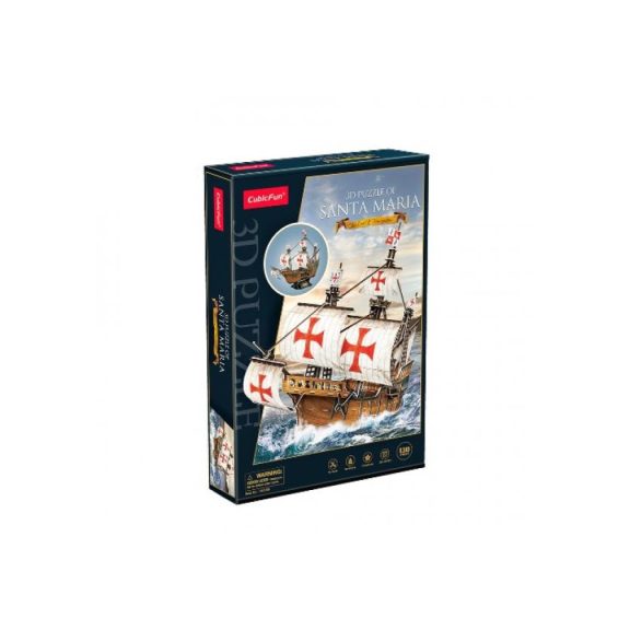 Santa Maria hajó, ÚJ változat 3D puzzle Santa Maria hajó, ÚJ változat 3D puzzle
