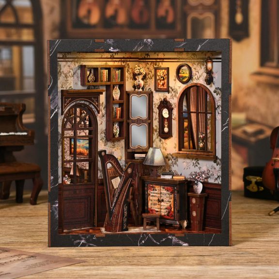 Zene-szoba DIY miniatűr ház Zene-szoba DIY miniatűr ház