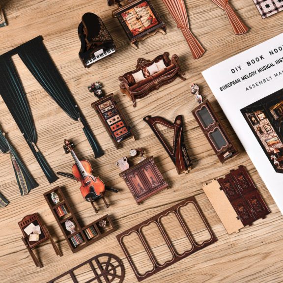 Zene-szoba DIY miniatűr ház Zene-szoba DIY miniatűr ház