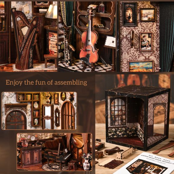 Zene-szoba DIY miniatűr ház Zene-szoba DIY miniatűr ház