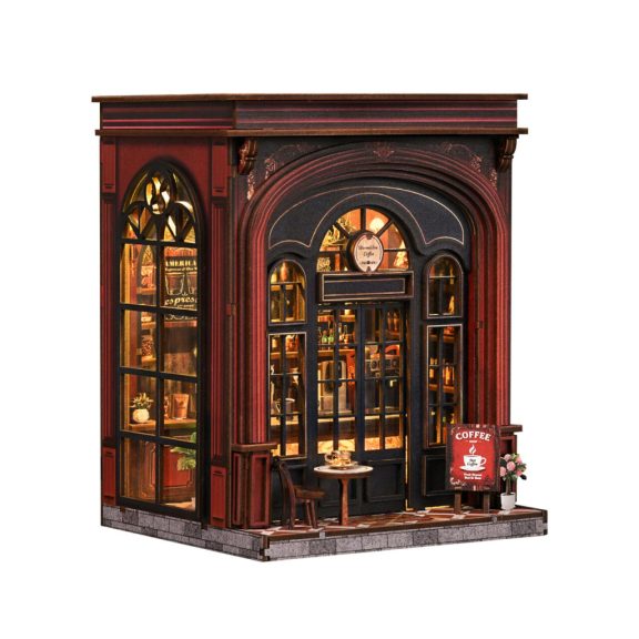 Hangulatos kávézó DIY miniatűr ház Hangulatos kávézó DIY miniatűr ház