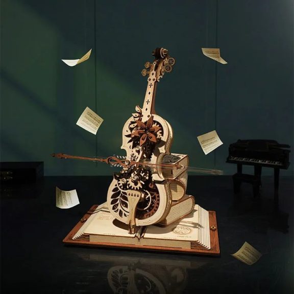 Varázslatos cselló music box 3D Puzzle Varázslatos cselló music box 3D Puzzle