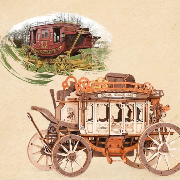 Postakocsi music box 3D Puzzle