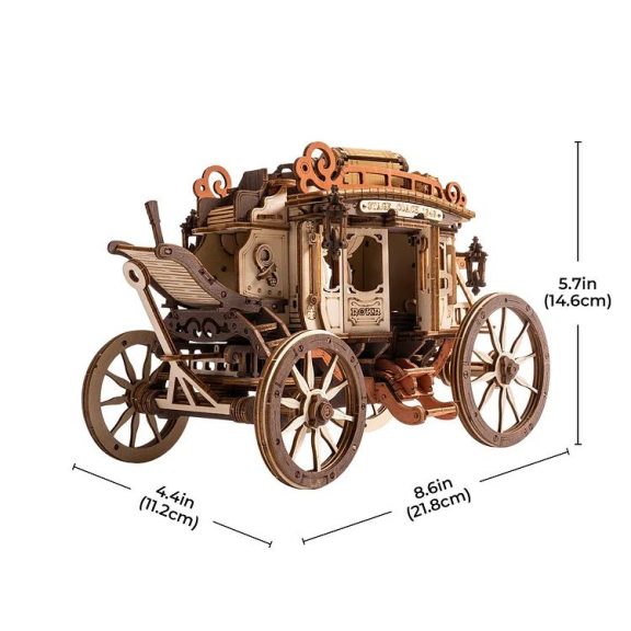 Postakocsi music box 3D Puzzle
