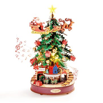 Karácsonyfa music box 3D Puzzle