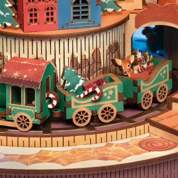 Karácsonyfa music box 3D Puzzle
