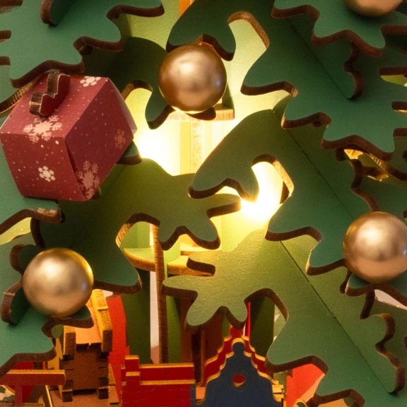 Karácsonyfa music box 3D Puzzle