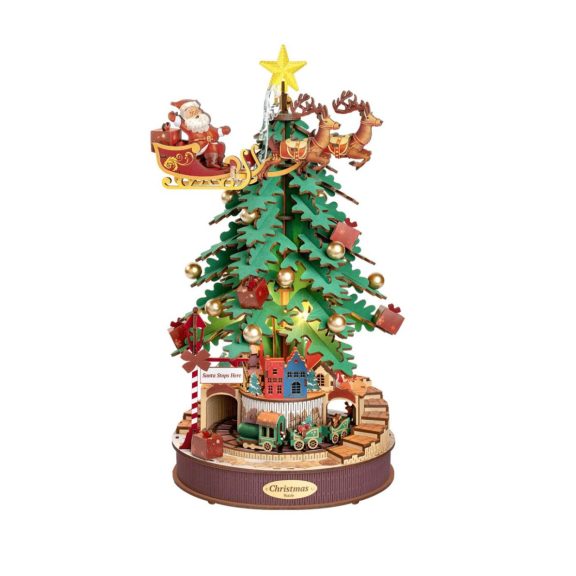 Karácsonyfa music box 3D Puzzle