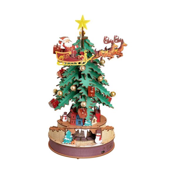 Karácsonyfa music box 3D Puzzle