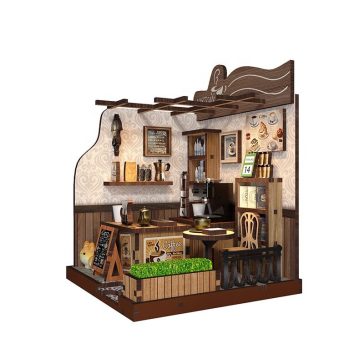 Vidéki kávézó DIY miniatűr ház