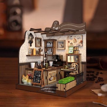 Vidéki kávézó DIY miniatűr ház