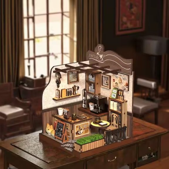 Vidéki kávézó DIY miniatűr ház Vidéki kávézó DIY miniatűr ház