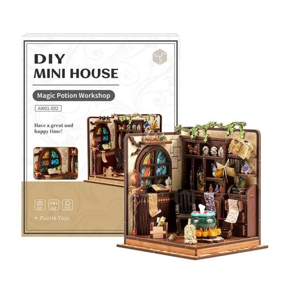 Varázsital műhely DIY miniatűr ház Varázsital műhely DIY miniatűr ház