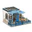Santorini napfényes kávézó DIY miniatűr ház