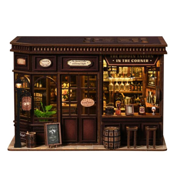 Sarok kocsma DIY miniatűr ház Sarok kocsma DIY miniatűr ház