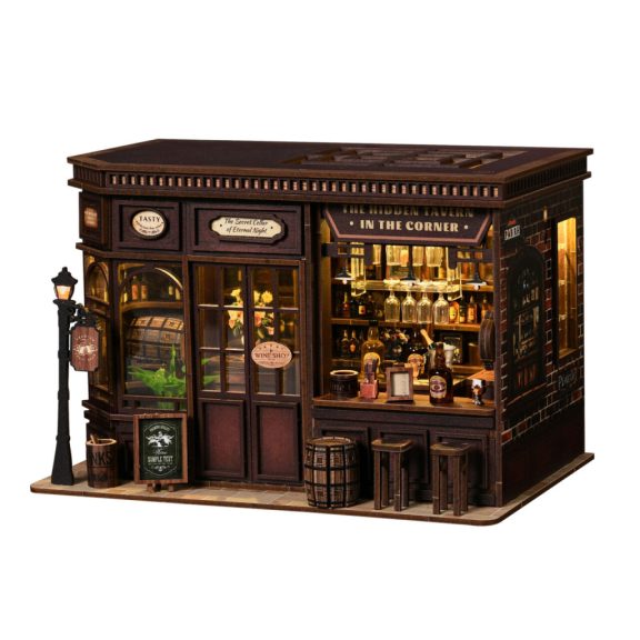 Sarok kocsma DIY miniatűr ház Sarok kocsma DIY miniatűr ház
