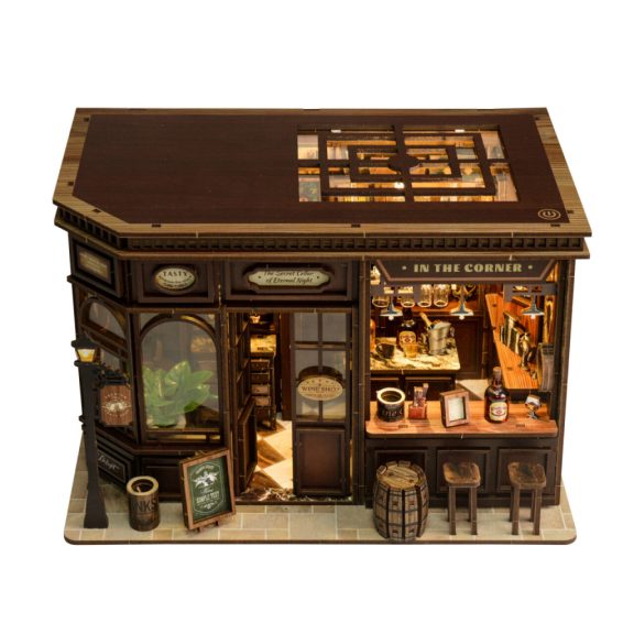 Sarok kocsma DIY miniatűr ház Sarok kocsma DIY miniatűr ház