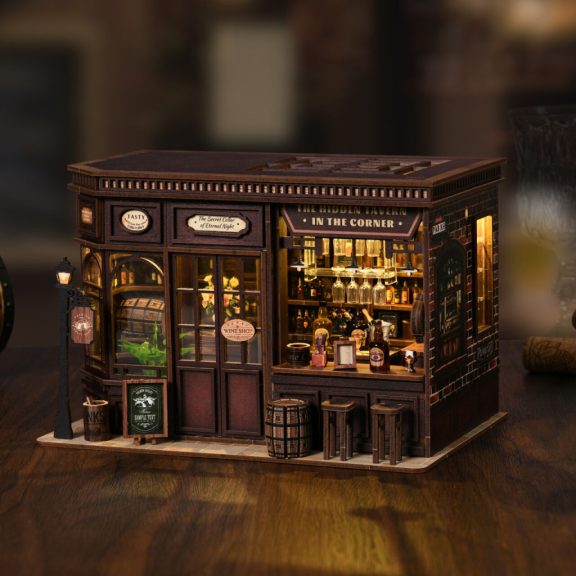Sarok kocsma DIY miniatűr ház Sarok kocsma DIY miniatűr ház
