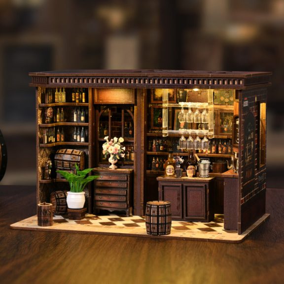 Sarok kocsma DIY miniatűr ház Sarok kocsma DIY miniatűr ház