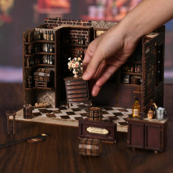 Sarok kocsma DIY miniatűr ház Sarok kocsma DIY miniatűr ház