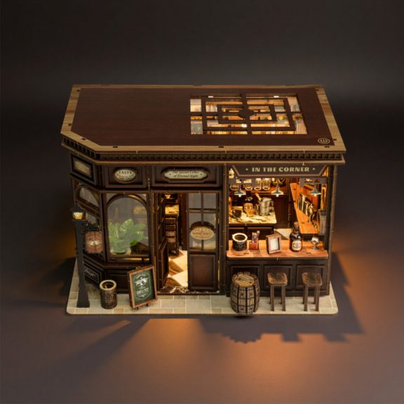 Sarok kocsma DIY miniatűr ház Sarok kocsma DIY miniatűr ház