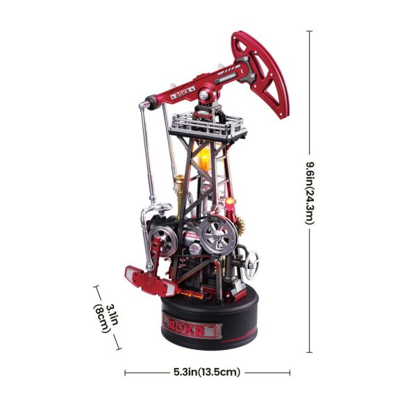 Olajfúró torony 3D Puzzle Mechanikus Olajfúró torony 3D Puzzle Mechanikus