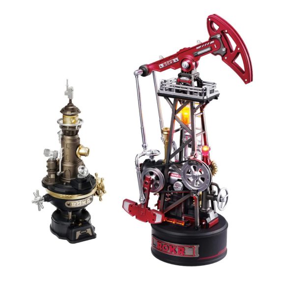 Olajfúró torony 3D Puzzle Mechanikus Olajfúró torony 3D Puzzle Mechanikus