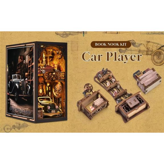 Old time garázs Könyvtámasz 3D modell