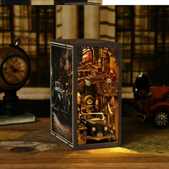 Old time garázs Könyvtámasz 3D modell