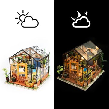 DIY Miniatűr ház - Cathy növényháza
