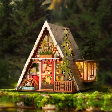 DIY Miniatűr ház A-FRAME faház