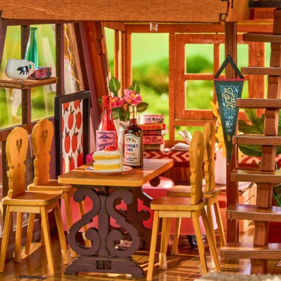 DIY Miniatűr ház A-FRAME faház DIY Miniatűr ház A-FRAME faház