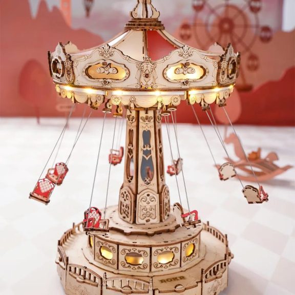 Varázslatos körhinta mechanikus music box Varázslatos körhinta mechanikus music box