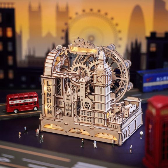 Londoni utazás golyópálya 3D Puzzle Londoni utazás golyópálya 3D Puzzle