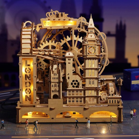 Londoni utazás golyópálya 3D Puzzle Londoni utazás golyópálya 3D Puzzle