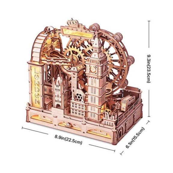 Londoni utazás golyópálya 3D Puzzle Londoni utazás golyópálya 3D Puzzle