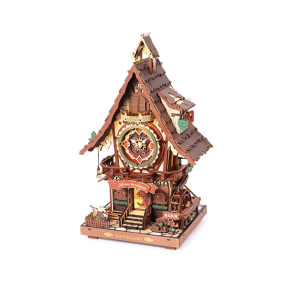 Kakukkos óra színes 3D Puzzle mechanikus Kakukkos óra színes 3D Puzzle mechanikus