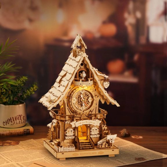 Kakukkos óra 3D Puzzle mechanikus