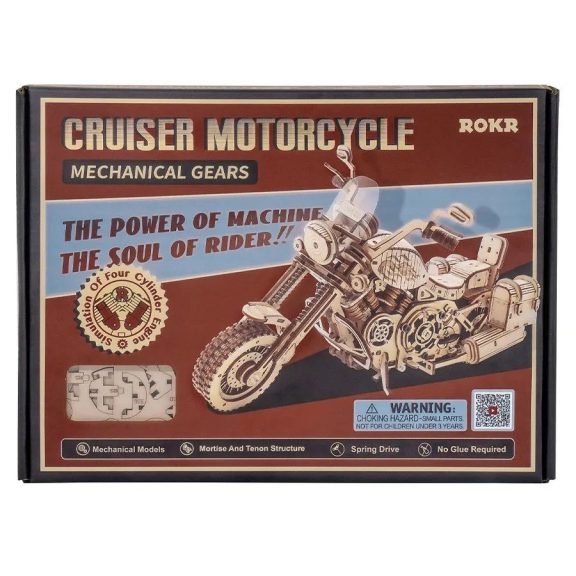 Cruiser motorkerékpár 3D Puzzle Cruiser motorkerékpár 3D Puzzle