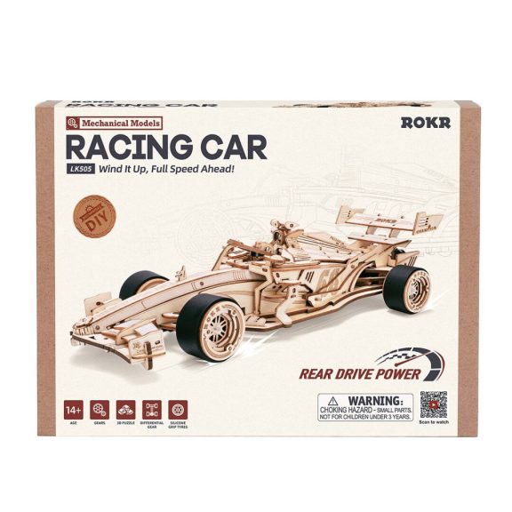 F1 Versenyautó 3D Puzzle mechanikus