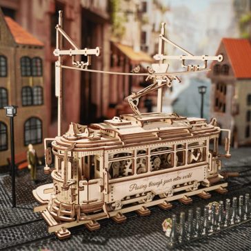 Városi villamos 3D Puzzle mechanikus