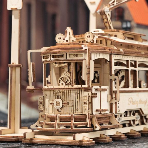 Városi villamos 3D Puzzle mechanikus Városi villamos 3D Puzzle mechanikus