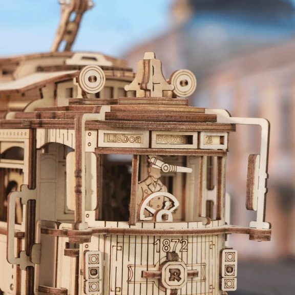 Városi villamos 3D Puzzle mechanikus Városi villamos 3D Puzzle mechanikus
