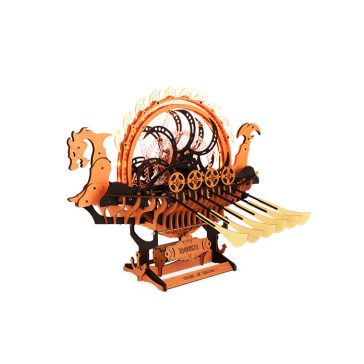 Viking sárkányhajó 3D Puzzle mechanikus