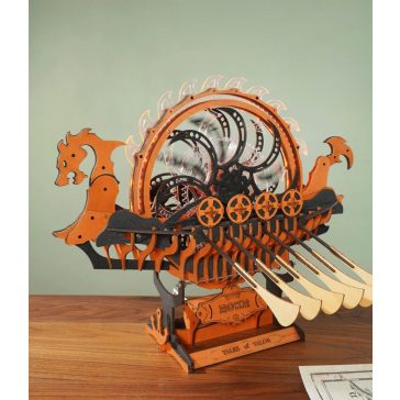 Viking sárkányhajó 3D Puzzle mechanikus