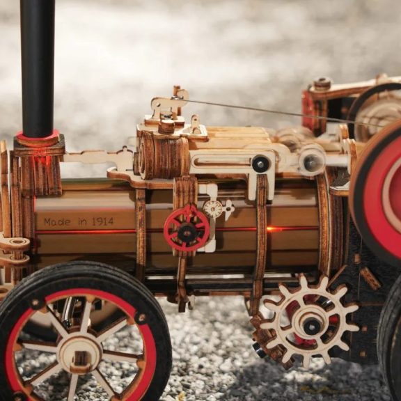 Gőzgép 3D Puzzle mechanikus