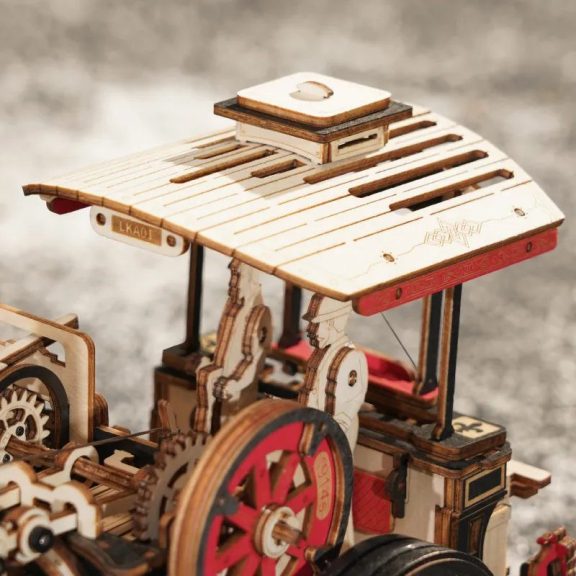 Gőzgép 3D Puzzle mechanikus