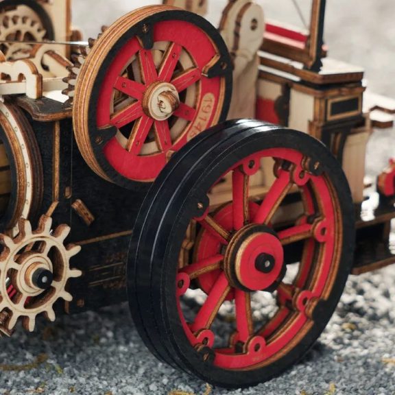 Gőzgép 3D Puzzle mechanikus